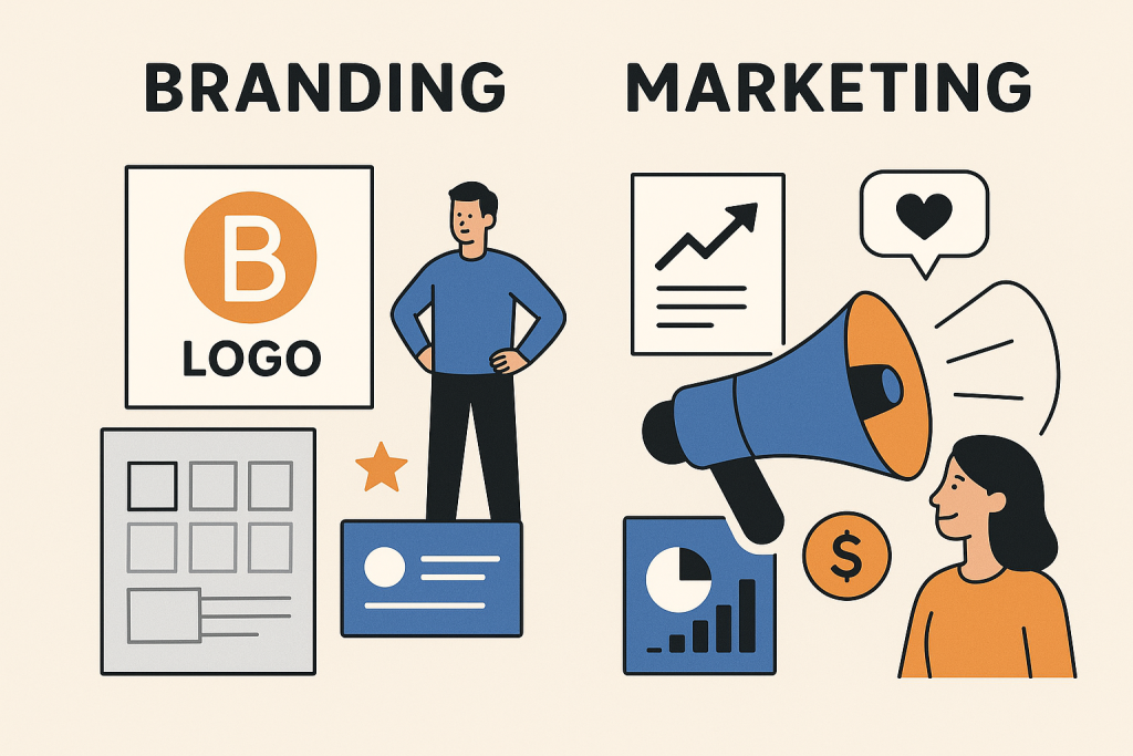 Perbedaan Branding dan Marketing