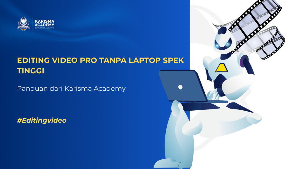 editing video laptop standar