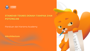 denah tampak dan potongan