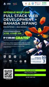 fullstack web development bahasa jepang